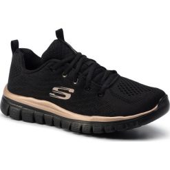 Sportowe Skechers GRACEFUL 12615BKRG. Obuwie sportowe damskie Skechers, bez wzorów, bez zapięcia. Za 199.99 zł.