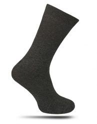 Skarpetki Popielate, Bawełniane, Gładkie, Jednokolorowe, Eleganckie, Garniturowe -KINGS- Męskie. Szare garnitury męskie Kings, bez wzorów, z bawełny. Za 14.90 zł.