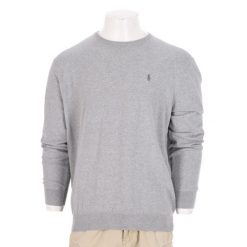 Second life - Sweter męski Polo Ralph Lauren z bawełny Pima, slim fit - Jak nowy. Szare swetry męskie Ralph Lauren, l, bez wzorów, z bawełny, eleganckie, bez kołnierzyka, bez ramiączek. Za 255.56 zł.