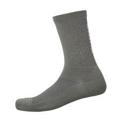 Szosowe skarpety rowerowe S-PHYRE Leggera, szare. Szare skarpetki damskie Shimano, bez wzorów, z dzianiny. Za 114.80 zł.
