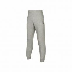 Spodnie dresowe Mizuno. Szare spodnie sportowe męskie Mizuno, m, bez wzorów, z dresówki, na fitness i siłownię. Za 203.50 zł.