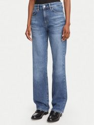 BOSS Jeansy Parkway 50564357 Niebieski Straight Fit. Niebieskie jeansy damskie Boss, bez wzorów, z bawełny. Za 799.99 zł.
