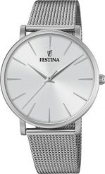 Zegarek Festina Zegarek damski Festina F20475-1 srebrny. Szare zegarki damskie Festina, srebrne. Za 381.00 zł.