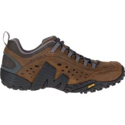 Buty trekkingowe męskie Merrell Intercept brązowe r. 46 (J598633). Brązowe trekkingi męskie Merrell, bez zapięcia. Za 552.66 zł.