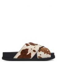 Tommy Jeans Klapki Tjw Comfort Slides Calf Hair EN0EN02941 Kolorowy. Klapki damskie Tommy Jeans, bez wzorów, z jeansu, bez obcasa, bez zapięcia. Za 329.99 zł.