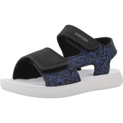 Sandały GEOX B SANDAL LIGHTFLOPPY Niebieski. Niebieskie sandały męskie Geox, na lato, bez wzorów, z syntetyku, bez zapięcia. Za 127.99 zł.