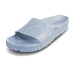 Klapki basenowe unisex Aqua Speed Oslo. Niebieskie klapki damskie Aqua-Speed, bez wzorów, sportowe, bez obcasa, bez zapięcia. Za 59.99 zł.