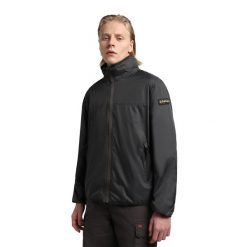Kurtka sportowa męska Napapijri. Czarne kurtki sportowe męskie Napapijri, l, bez wzorów, bez kaptura, trekkingowe. Za 319.99 zł.