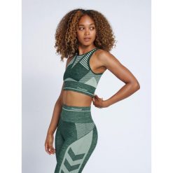 Damski biustonosz sportowy Hummel hmlluna seamless. Zielone bielizna sportowa damska Hummel, xs, bez wzorów. Za 178.00 zł.