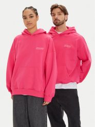 2005 Bluza Unisex Basic Różowy Regular Fit. Czerwone bluzy męskie 2005, m, bez wzorów, z bawełny, bez ramiączek, bez kaptura. Za 189.99 zł.
