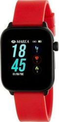 Smartwatch Marea B59002/5 Czerwony (B59002/5). Czerwone zegarki smartwatch Marea, bez wzorów. Za 319.00 zł.