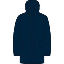 Parka Helly Hansen Munich Rain. Niebieskie parki męskie Helly Hansen, na lato, m, bez wzorów, z materiału, bez kołnierzyka, bez kaptura. Za 724.50 zł.