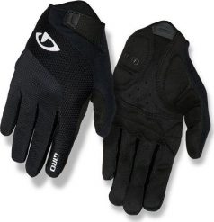 Giro Rękawiczki damskie GIRO TESSA GEL LF długi palec black roz. XL (obwód dłoni 205-210 mm / dł. dłoni 196-205 mm) (NEW). Czarne rękawiczki damskie Giro, bez wzorów. Za 129.65 zł.