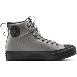 Buty sportowe męskie Converse Chuck Taylor All Star Water Repellent Hiker Boot. Szare buty sportowe męskie Converse, bez wzorów, z syntetyku, bez zapięcia, na fitness i siłownię. Za 690.00 zł.