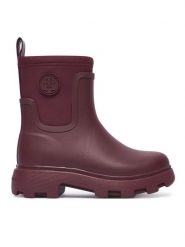 Tommy Hilfiger Kalosze Th Stamp Warm Ankle Rain Boot FW0FW09544 Bordowy. Czerwone kalosze damskie Tommy Hilfiger, bez wzorów, z syntetyku, bez zapięcia. Za 489.99 zł.