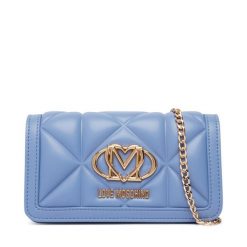 Torebka LOVE MOSCHINO. Niebieskie torebki do ręki damskie Love Moschino, bez wzorów, bez dodatków. Za 699.99 zł.