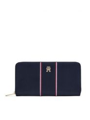 Tommy Hilfiger Portfel Th Icon Lrg Za Nylon Corp AW0AW17954 Granatowy. Niebieskie portfele damskie Tommy Hilfiger, z nylonu. Za 239.99 zł.