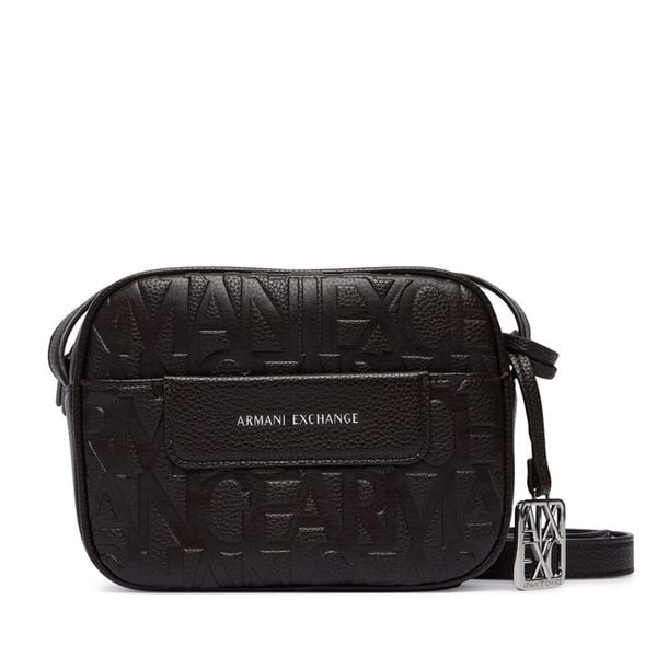 Torebka Armani Exchange. Brązowe listonoszki damskie Armani Exchange, bez wzorów, bez dodatków. Za 479.99 zł.
