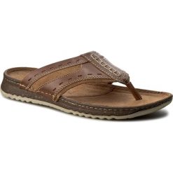 Klapki CESARE CAVE MI07-LORENZO-03. Szare klapki męskie Cesare Cave, bez wzorów, ze skóry, bez zapięcia. W wyprzedaży za 49.99 zł.