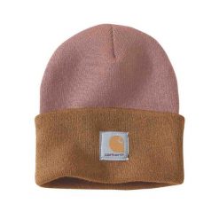Czapka zimowa Carhartt Knit Cuffed Tow-Tone Beanie. Zielone czapki damskie Carhartt, na zimę, bez wzorów. Za 97.99 zł.