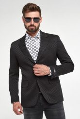 Marynarka męska logowana KARL LAGERFELD. Garnitury męskie KARL LAGERFELD, m, bez wzorów. W wyprzedaży za 1,247.40 zł.