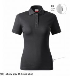 Resist Heavy Polo - ADLER - Resist Heavy Polo - Koszulka polo damska, 200 g/m2, 100 % bawełna - ebony gray 94 (brand label) XL. Szare bluzki damskie RIMECK, m, bez wzorów, z bawełny, bez kołnierzyka, bez ramiączek. Za 107.98 zł.