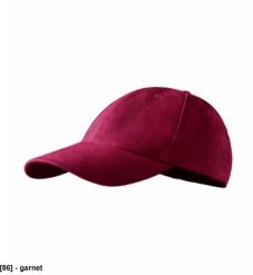 MALFINI - ADLER - Czapka unisex, 340 g/m, 100 % bawełna - nastawialna garnet. Czapki damskie MALFINI, bez wzorów, z bawełny. Za 11.26 zł.