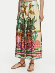 LOLA CASADEMUNT Spódnica midi LS2608001 Kremowy Regular Fit. Białe spódnice damskie LOLA CASADEMUNT, m, bez wzorów, midi. Za 379.99 zł.