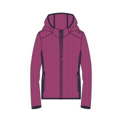 Bluza damska turystyczna CMP 34H2876. Fioletowe bluzy damskie CMP, bez wzorów, z materiału, sportowe, bez ramiączek, z kapturem. Za 274.15 zł.