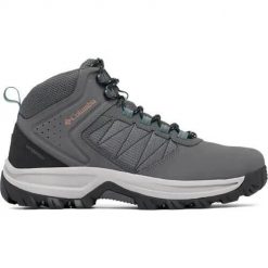 Buty trekkingowe męskie Columbia Transverse. Szare trekkingi męskie Columbia, na zimę, z materiału, za kostkę, bez zapięcia. Za 478.00 zł.