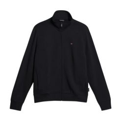 Bluza męska Napapijri Balis Fz Sum. Czarne bluzy męskie Napapijri, m, bez wzorów, casualowe, bez ramiączek, bez kaptura. Za 365.70 zł.