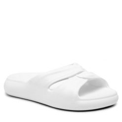Klapki Melissa. Białe klapki damskie Melissa, bez wzorów, bez obcasa, bez zapięcia. Za 239.99 zł.