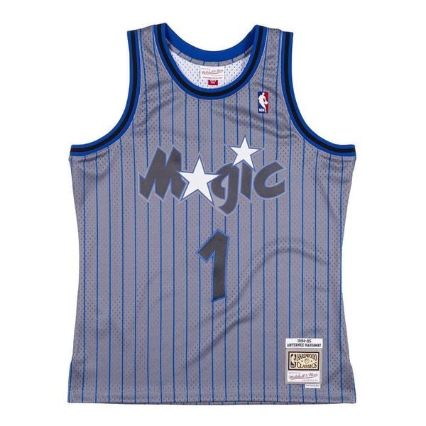 Koszulka NBA Orlando Magic Penny Hardaway. Szare bluzki damskie Mitchell & Ness, bez wzorów, sportowe, bez kołnierzyka, bez ramiączek. Za 486.50 zł.