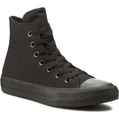Trampki CONVERSE - Ctas II Hi 151221C Black/Black. Czarne trampki i tenisówki damskie Converse, bez wzorów, z gumy, bez zapięcia. W wyprzedaży za 179.00 zł.