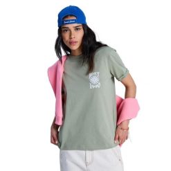 Koszulka z krótkim rękawem dla Kobiety OCEANREGULAR Zielony. Zielone bluzki damskie Roxy, m, bez wzorów, z bawełny, klasyczne, bez kołnierzyka, bez ramiączek. Za 109.99 zł.