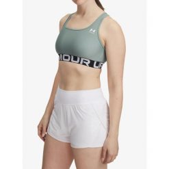 Stanik sportowy Under Armour HeatGear Authentics Mid Branded Bra. Zielone bielizna sportowa damska Under Armour, m, bez wzorów. Za 102.99 zł.