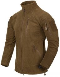 Helikon-Tex Bluza ALPHA TACTICAL - Grid Fleece - Coyote. Bluzy męskie HELIKON-TEX, m, bez wzorów, bez ramiączek, bez kaptura. Za 200.70 zł.