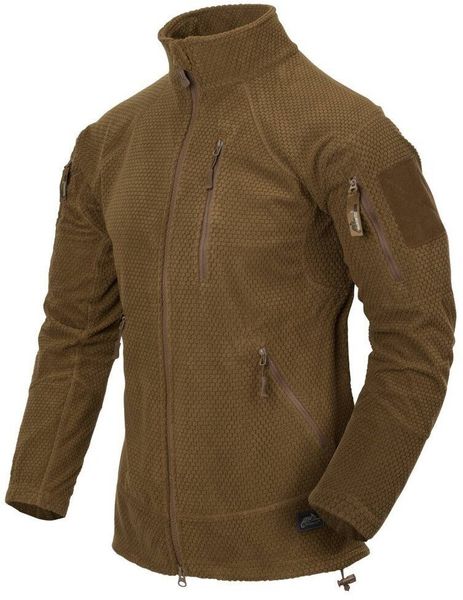Helikon-Tex Bluza ALPHA TACTICAL - Grid Fleece - Coyote. Bluzy męskie HELIKON-TEX, m, bez wzorów, bez ramiączek, bez kaptura. Za 200.70 zł.