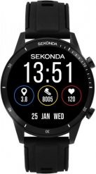 Smartwatch Sekonda 30287 Czarny. Czarne zegarki smartwatch Sekonda, bez wzorów. Za 351.00 zł.
