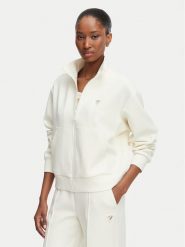 Guess Bluza V6YQ17 K4313 Kremowy Regular Fit. Białe bluzy damskie Guess, m, z aplikacjami, z syntetyku, bez ramiączek, bez kaptura. Za 394.99 zł.