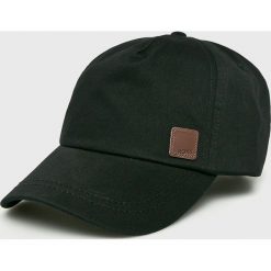 Roxy - Czapka. Czarne czapki damskie Roxy, bez wzorów, z bawełny. W wyprzedaży za 69.90 zł.
