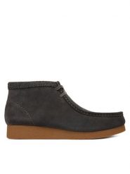 Clarks Trzewiki WallabeeEVO BT 26183994 Szary. Szare botki męskie Clarks, bez wzorów, ze skóry, bez obcasa, bez zapięcia. Za 569.99 zł.
