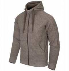 Covert Tactical Hoodie (FullZip) - Melange Light Tan - L/Regular. Bluzy sportowe męskie Helikon, l, bez wzorów, bez kaptura. Za 269.99 zł.