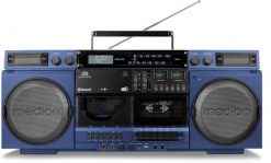 Radioodtwarzacz Medion LIFE® P66538 Retro-Boombox niebieski (50078738). Niebieskie radia Medion. Za 1,195.36 zł.