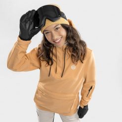 Kurtka narciarsko-snowboardowa W3-W Neuquén. Żółte kurtki sportowe damskie SIROKO, s, bez wzorów, z softshellu, bez ramiączek, bez kaptura, narciarskie. Za 844.00 zł.