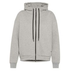 Bluza Deha Black Trims Full Zip Hoodie Damskie. Szare bluzy damskie Deha, l, bez wzorów, z bawełny, sportowe, bez ramiączek, z kapturem. Za 551.99 zł.