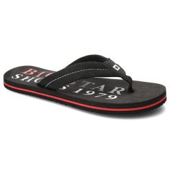 Czarne Japonki Big Star Modne Klapki Męskie. Czarne klapki męskie BIG STAR, bez wzorów, bez zapięcia. Za 69.99 zł.