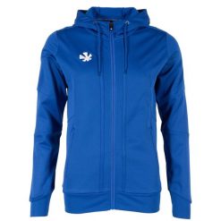 Damska bluza dresowa zapinana na zamek z kapturem Reece Australia Cleve TTS. Niebieskie bluzy damskie REECE, s, bez wzorów, z dresówki, sportowe, bez ramiączek, z kapturem. Za 230.60 zł.
