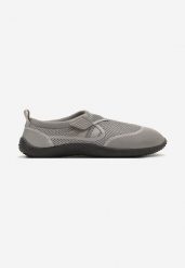 Szare Wsuwane Płaskie Buty Sportowe Ozdobione Perforacją Rivanema. Szare buty sportowe męskie Born2be, bez wzorów, bez zapięcia. Za 34.99 zł.