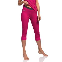 Legginsy termoaktywne 3/4 damskie Schöffel Sport Merino. Czerwone bielizna sportowa damska Schöffel, m, bez wzorów, narciarskie. Za 349.99 zł.